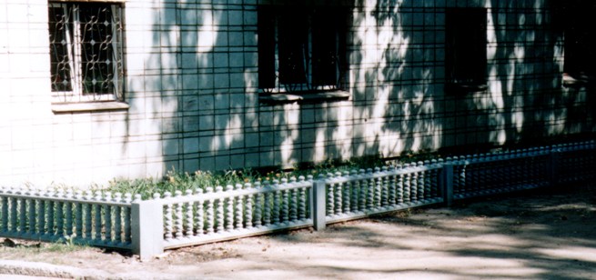 Газонное ограждение - бетонные панели №11