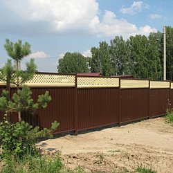 Заборы из профлиста