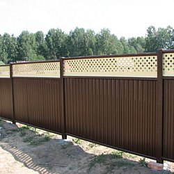 Заборы из профлиста