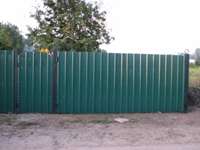 Заборы из профлиста